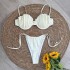 Sexy Shell Micro Bikini 2024 Women Swimsuit Female Swimwear Thong Bikinis Set Brazilian Beach Wear Bathing Suit Biquini 241230bj
