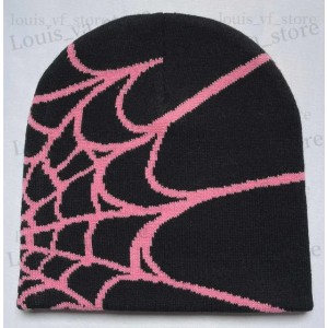 Beanie/Skull Caps Knitting Beanies Hat Men Women Autumn Winter Warm Fashion Outdoor Spider Web Cap For Women Hats T230728