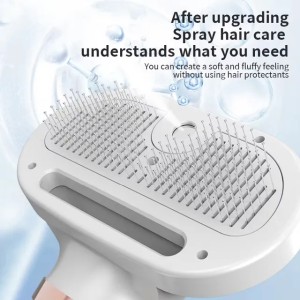 Self Cleaning Pet Spray Grooming Brush Rechargeable Pet Spray Message Comb Upgraded Version Cat Steam Brush