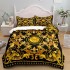 European Style Baroque Pattern Lion Duvet Cover Set King Queen Double Full Twin Single Size Bed Linen 240624