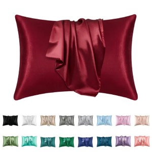 Comfortable Silk Pillowcase with Soft Satin Finish - Elegant Bedroom Accessory