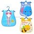 3 piece Cartoon Baby Bibs Waterproof Newborn Bandanas Feeding Baby Burp Cloths Girls Boys Saliva Towel Print Apron Z250916
