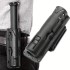 1 Tactical Expandable Baton Holster, Abs Material 360 Degree Swivel, Expandable Holder For Self-Defense And Survival Tools