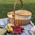 Wicker Picnic Basket with Liner Willow Basket with Lid and Handle Small Rattan Picnic Basket Vintage for Picnic Camping Outdoor Wicker Picnic Basket with Liner Willow Basket with Lid and Handle Small Rattan Picnic Basket Vintage for Picnic Camping Outdoor