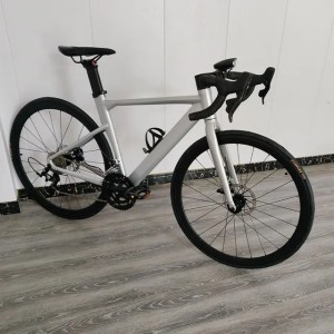 Road dual-disc brake shift bicycle integrated muscle-shaped handlebar aerodynamic frame racing bicycle R250105