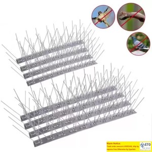 Other Bird Supplies Stainless Steel Spikes EcoFriendly Anti Climb Guard Security Fence Wall Garden Intruder Repellent Burglar