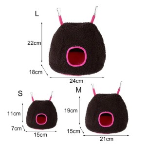 Warm Bird Nest Breathable Keep Warm Pets Supplies Small Pet Hanging Swing Bed for Bird