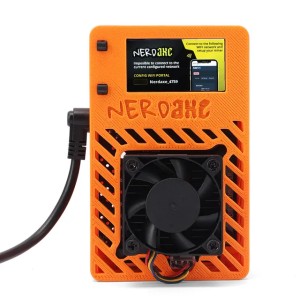 Stellapex NERDAXE Bitcoin Solo Miner 12W 500 GH/s BM1366 Chip 38dB WiFi & Hotspot Mine BTC, BCH Plug & Play Lottery Mining Home Machine