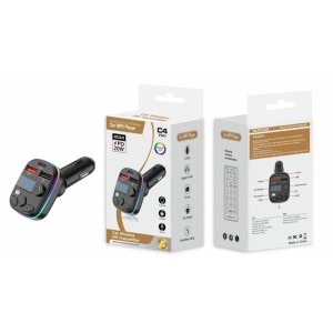 Car FM Transmitter Wireless Transmitter PD Fast Charge Plug U Disk Phone Radio Hands-free with box C4 C8 C10 PRO with remote