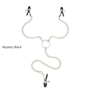 Bondage Women Metal Nipple Clamps Fetish Erect Boob Clit Enlarged Clitoris Pincher Breast Bdsm Restraint Adult Games 230811