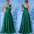 Elegant Green Evening Dresses Satin One Shoulder Sleeveless Crystal A-line Women Formal Party Prom Gowns Customised Elegant Green Evening Dresses Satin One Shoulder Sleeveless Crystal A-line Women Formal Party Prom Gowns Customised