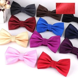 Solid Bowtie Fashion tie For Men Women knot Adult Black Red Bow Ties Cravats Plain Color Groomsmen Bowties Good GiftsX241109 Z250821