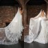 Buyers' PicksIllusion Wedding Veil Appliques Lace One Layer Long Cathedral Length Veils Applique Edge Velo De Cabeza High Quality Custom Made