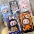 Labubu The Monsters Collection Pendant Series Spring Wild Home Cute Mokoko Pumpkin Purple Labubu Christmas Gift T250222
