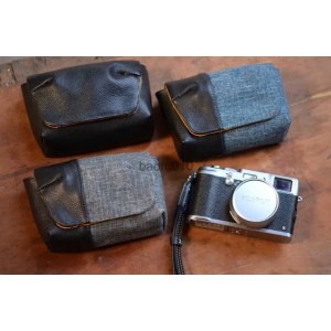Camera bag accessories Me DSLR Waterproof Photo Camera Genuine leather Bag Body Case For Fujifilm Fuji X100V X100FPanasonic LX100M2 lux7 Digital Camera HKD230817