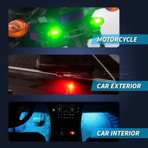 Wireless LED Positioning Flashers - Bright Motorcycle & Aerial Craft Emergency Lighting Set of 6