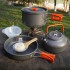 Camp Kitchen Camping Cookware Set Aluminum Portable Outdoor Tableware Cookset Cooking Kit Pan Bowl Kettle Pot Hiking BBQ Picnic Equipment 231018 Camp Kitchen Camping Cookware Set Aluminum Portable Outdoor Tableware Cookset Cooking Kit Pan Bowl Kettle Pot Hiking BBQ Picnic Equipment 231018