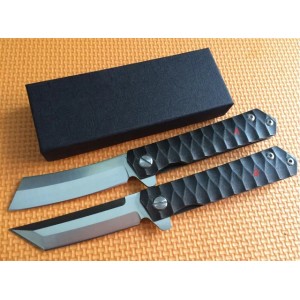 Free Shipping New D2 Blade All-steel Handle Ball Bearings Fast Open Opening Pocket Hunting Outdoor Folding Knife TS20