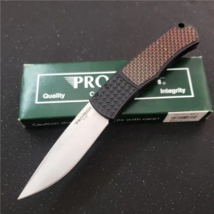 PR-1.51 Magic BR-1 Folding Knife Whiskers 154CM Blade CNC T6 Aluminum Alloy Carbon Fiber Handle Outdoor Knives Gift EDC Tool