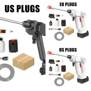 New 300W 60Bar Electric Cordless High Pressure Washer Spray Water Gun 15000Mah Portable Foam Generator Car Wash Cleaning Hine