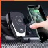 New Mount Gravity Mobile Stand Wireless Charger Fast Car Phone Holder GPS Support for Iphone 8 XR Xiaomi 9 Samsung S9 S8 (black)