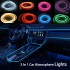 New 3 In 1 Car Atmosphere Lights Car Interior Led Decorative Lamp EL Wiring Neon Strip For Auto DIY Flexible Ambient Light Wire USB New 3 In 1 Car Atmosphere Lights Car Interior Led Decorative Lamp EL Wiring Neon Strip For Auto DIY Flexible Ambient Light Wire USB