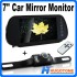 HD 7 Inch Car Rear View Camera Mirror Monitor TFT LCD Screen With IR Nighvision LED Back up Cameras