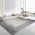 Gray Geometric Carpet for Living Room Bedroom NonSlip Large Area Rug Customizable Home Decor Floor Mat Soft Comfortable R250528 C251007