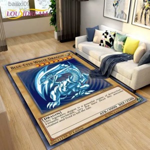 Yu-Gi-Oh MONSTER CARD Anime Area Rug Large Carpet Rug for Living Room Bedroom Sofa Doormat Decoration Kids Non-slip Floor Mat T230519