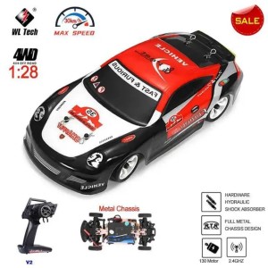 Electric/RC Car Electric/RC Car WLtoys K969 1 28 4WD 2.4G Mini RC Racing High Speed Off Road Remote Control Drift Toy Car Alloy Car Childrens Gift WX5.26