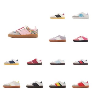 Designer youth boys girls pink floral shoes Kids sneakers trainers Outdoor Shoes 2025 Best quality Grade school Trainer Sneakers US6C-US5Y