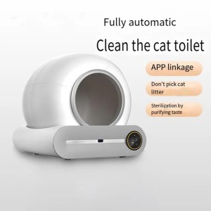 65L Automatic Smart Cat Litter Box Self Cleaning Fully Enclosed Large Cat Toilet Litter Tray