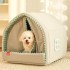 Small pet winter winter closed warm house cleaning cat dog house dog four seasons universal kennel Small pet winter winter closed warm house cleaning cat dog house dog four seasons universal kennel
