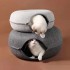Donut Pet Tunnel Interactive Game Bed Dual-use Indoor Kitten Sports Equipment Training Toy Cat House (gold)