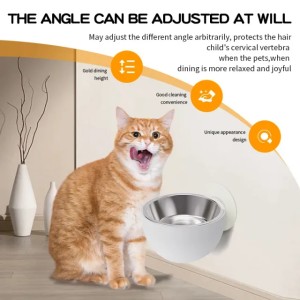 157837 Equipped with replaceable fun textured inner lining, such as fishbone pattern and meatball pattern, to increase the enjoyment of cat eating (Color 5)