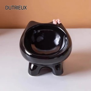 K3229 Pet Supplies Bulk Order Ceramic Elevated Food Bowl with Stand Anti Vomiting (A5-Color 4)