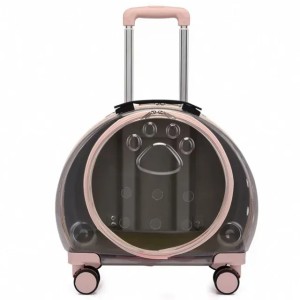 New pet suitcase, fully transparent cat bag, universal aviation case, dog outdoor backpack, portable bubble box
