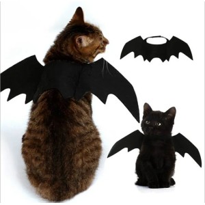 5PCS Funny Cats Cosplay Costume Halloween Pet Bat Wings Cat Bat Costume Fit Party Dogs Cats Playing Pet Accessories Top Quality