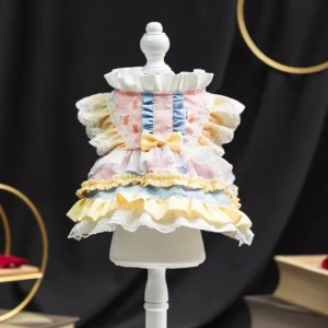 Pet Clothes Autumn Dog Lolita Skirt Puppy Small Dog Schnauzer Pet Dress
