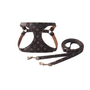 New pet product chest harness set with printed design