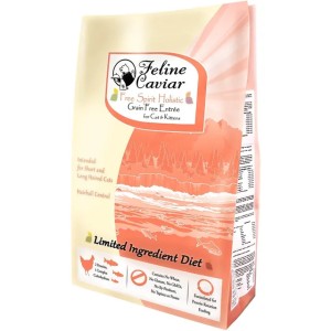 Feline Caviar Limited Ingredient Diet Free Spirit Holistic Entrée Grain-Free Dry Cat Food