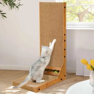 board vertical scratching post duarable cat scratcher high quality Corrugated cardboard Cat Scratching pJ240817
