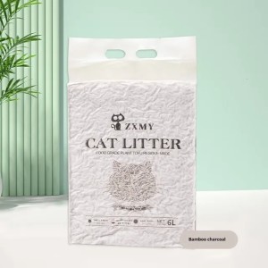 Pet supplies: Activated carbon, dust-free tofu, cat litter, deodorizing and absorbing water, quickly clumping without scattering
