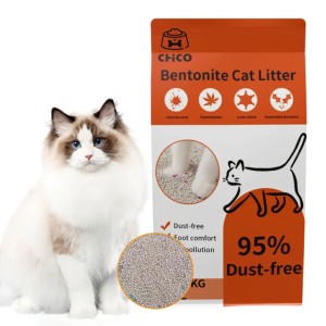 Free Sample Free Custom Green Tea Flavor Ball Shape Bentonite Cat Litter