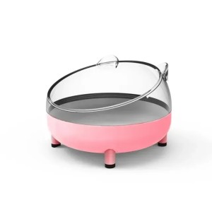 147996 Stainless steel cat bowls are easy to move and place, and they are also stable and not easily knocked over by cats (Color 5)