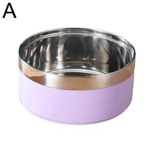 151488 Designed with a portable handle, it is convenient for owners to carry cat bowls out, whether it is a picnic or a visit, ensuring worry free dining for cats. (Color 5)