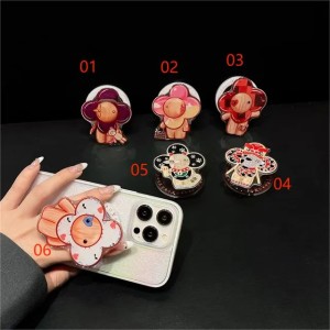 Designer Universal Foldable Phone Holder Luxury Finger Grip Ring Mobile Phone Holder For Iphone 15 14 Promax Samsung Holders Stand Bracket