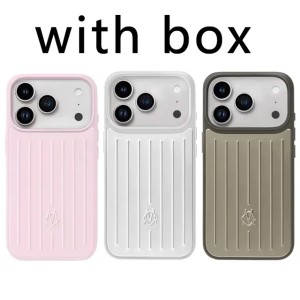 RIM Phone Case Suitcase Designer iPhone Case for Apple iPhone 17 Pro Max 16 15 14 13 Polycarbonate Aluminum Alloy MagSafe Weave Back Cover Coque Funda Titanium