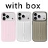 RIM Phone Case Suitcase Designer iPhone Case for Apple iPhone 17 Pro Max 16 15 14 13 Polycarbonate Aluminum Alloy MagSafe Weave Back Cover Coque Funda Titanium