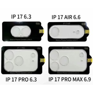 3D HD Clear Camera lens tempered glass Scratch-Resistant Rear Screen protector full covered for iPhone 17 Air 16 16e 15 14 13 12 11 pro max With Flash Circle